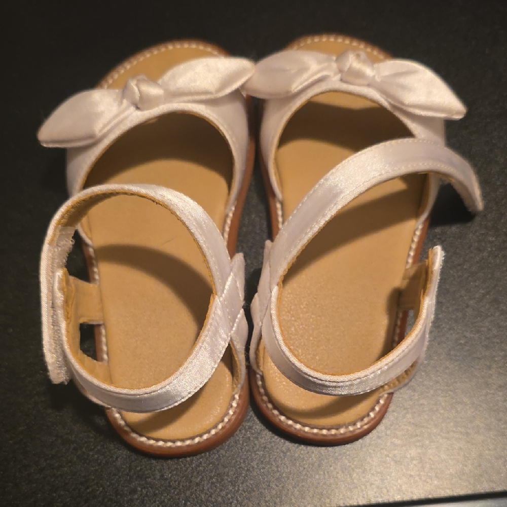 Kids White Sandals